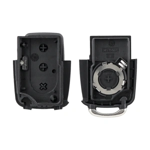  Carcasa Telecomanda Auto cu 3 butoane si lamela inclusa, compatibila Volkswagen, Skoda, Seat - Img 5