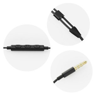 Casti audio cu mufa Jack 3,5mm Negru - Img 4