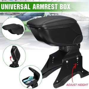 Cotiera auto Universala cu cusatura Neagra, AVX-T1297 - Img 2