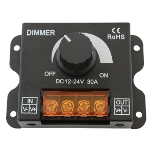 Dimmer LED cu reglaj manual, 12V - 24V, 360W - 720W, 30A - Img 2