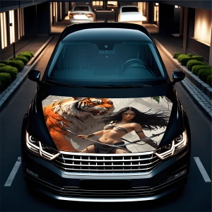 Folie Capota Auto "Hood Art" rezistenta la exterior, marime M (165 x 120cm) - Cod: AVX-CAPOTA-004M - Img 2