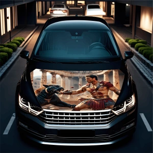 Folie Capota Auto "Hood Art" rezistenta la exterior, marime S (150 x 110cm) - Cod: AVX-CAPOTA-015S - Img 2