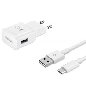 Incarcator pentru Samsung A30 A30S Fast Charger TA200EWE-DG970BWE Type C 1M Alb - Img 4