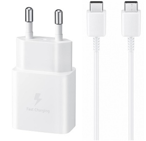 Incarcator pentru Samsung A50 A50S USB-C Fast Charger TA1510EWE-DG977BWE 15W Type-C 1M Alb - Img 3