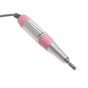 Masina electrica de slefuit unghiile, 65 W, pentru manichiura si pedichiura, cu 6 capete, culoare Roz - Img 5