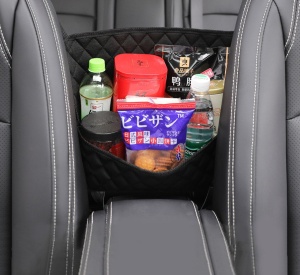 Organizator scaun auto de tip sacosa, 27 x 39cm, culoare neagra - Img 6