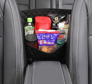 Organizator scaun auto de tip sacosa, 27 x 39cm, culoare neagra - Img 6
