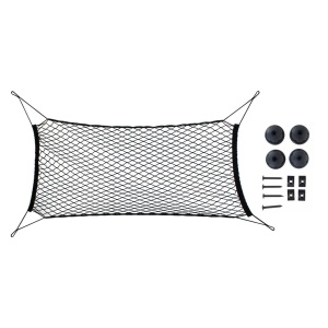 Plasa de bagaje elastica cu suporti de montaj, dimensiune 100 x 40 cm - Img 5