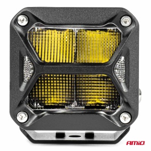 Proiector LED "PRO SERIES" cu doua functii pentru Off-Road, ATV, SSV, putere 18W, 1800lm, culoare 6000K, tensiune 10-30V, dimensiuni 82 x 78 x 76 mm - Img 3