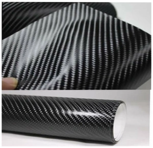 Rola folie colantare auto Carbon 5D Lacuit Negru, dimensiune 18m x 1,52m - Img 2