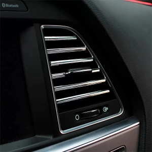 Rola Ornament Auto de tip "U" pentru muchii sau grila ventilatie, 15m liniari, culoare Crom SILVER - Img 5