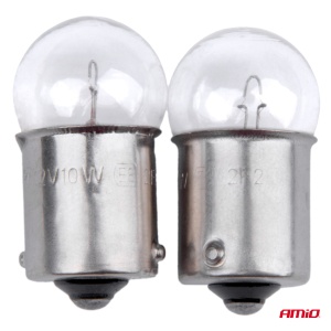Set 2 becuri cu halogen, soclu R10W, BA15s, alimentare 12V - Img 3