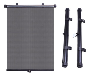Set 2 buc. jaluzele auto retractabile, latime 40cm, culoare Neagra - Img 4