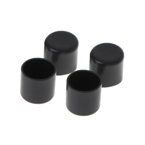 Set 4 buc. protectii anti-zgarieturi picioare scaun, diametru 22mm, culoare neagra - Img 4
