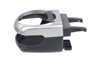 Suport auto universal pentru pahare, montaj in grila de ventilatie, culoare argintiu, DH-04 - Img 4