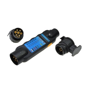 Tester Profesional pentru prize, fise si instalatii electrice remorca cu adaptoare 13/7 si 7/13 - Img 2