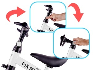 Tricicleta TRIKE FIX MINI, 3in1 adaptabila, culoare Alba - Img 5