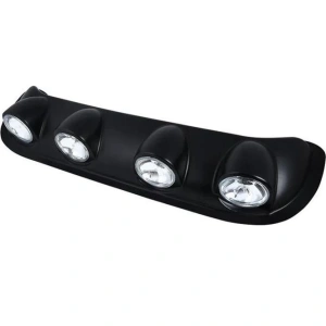 Ansamblu format din 4 proiectoare cu becuri H3 cu halogen, montaj pe plafon sau capota, alimentare 12V, lungime 100cm, destinat vehiculelor Off-Road - Img 2