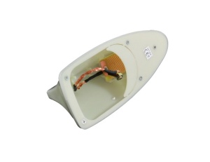 Antena auto activa AM - FM tip "SHARK TAIL" culoare GRI ARGINTIU - Img 3