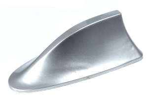 Antena auto activa AM - FM tip "SHARK TAIL" culoare SILVER - Img 2