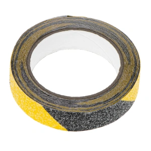 Banda de protectie Anti-Alunecare, autoadeziva, culoare Negru-Galben, dimensiune 5m x 2,5cm - Img 6