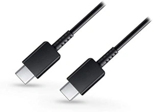 Cablu de date Samsung EP-DX310JBE USB-C al USB-C 3A 1,8m negru
