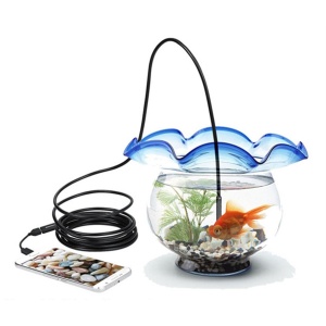 Camera endoscopica de inspectie, waterproof, 5,5mm, conectare Android/Windows prin microUSB - USB, lungime cablu 5m - Img 3