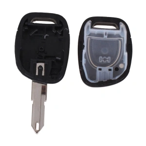  Carcasa Telecomanda Auto cu 1 buton si lamela inclusa, compatibila Renault Symbol, Dacia Solenza, Super Nova - Img 2