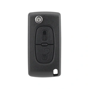  Carcasa Telecomanda Auto cu 2 butoane si lamela inclusa, compatibila Citroen - Peugeot - Img 3