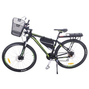 Cos metalic pentru bicicleta cu maner, demontabil, conceput pentru a fi montat in partea din fata - Img 6