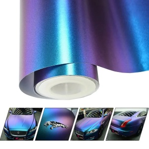 Folie auto Cameleon Albastru/Violet pentru colantare integrala, Termoplastica, cu tehnologie "BUBBLE FREE", finisaj Lucios, dimensiune 3,0m x 1,52m - Img 1