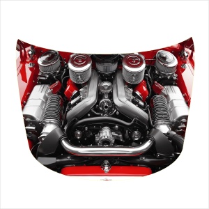 Folie Capota Auto "Hood Art" rezistenta la exterior, marime L (180 x 130cm) - Cod: AVX-CAPOTA-020L - Img 3