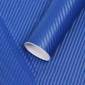 Folie colantare auto Carbon 3D - Albastru (3m x 1,27m) - Img 1