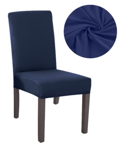Husa universala pentru scaune clasice, culoare ALBASTRU MARIN - Img 2