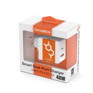 Incarcator priza 48W dual port USB C PD, QC 3.0 - Img 4