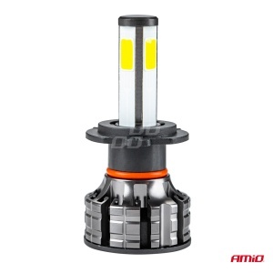 Instalatie LED COB 2Side AMiO, compatibil H7, destinat competitiilor auto sau off-road - Img 2