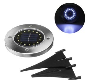 Lampa Solara estetica exterioara de gradina, cu 16 LED-uri, cu suport scurt - Img 5