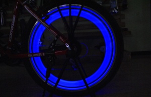 Lumina LED Ambientala pentru bicicleta - ALBASTRU - Img 4