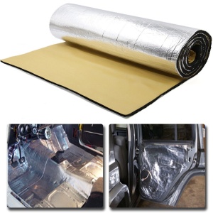 Material insonorizant auto cu strat din aluminiu, dimensiune 100cm x 100cm x 10mm - Img 1