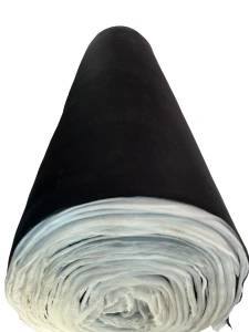 Material pentru reconditionare plafon auto, material textil cu spate buretat, culoare Neagra, dimensiune 2m x 1,50m - Img 4