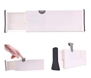 Organizator pliabil, reglabil pentru sertare, de la 27cm - 44cm - Img 3