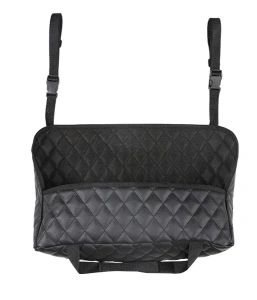 Organizator scaun auto de tip sacosa, 27 x 39cm, culoare neagra - Img 3