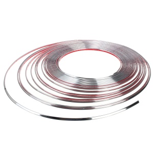 Rola Ornament autoadeziv, 12mm x 15m, culoare Crom SILVER - Img 2