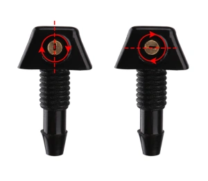 Set 2 diuze spalare parbriz Universale, culoare Neagra - Img 3