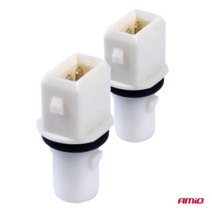 Set 2 socluri bec T10, W5W, W3W, W16W, cu garnitura din cauciuc - Img 2