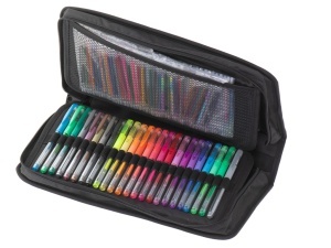 Set 242 piese, Pixuri cu gel multicolor + Rezerve + Carte de colorat + Penar - Img 4