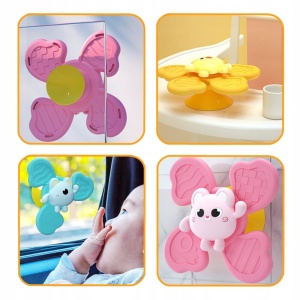 Set 3 jucarii interactive, model "FIDGET SPINNER J001" pentru copii sau bebelusi - Img 2