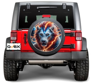 Sticker Auto "Roata de Rezerva" rezistenta la intemperii si raze UV, diametru 55 cm, Cod: AVX-RR05