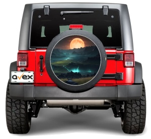 Sticker Auto "Roata de Rezerva" rezistenta la intemperii si raze UV, diametru 55 cm, Cod: AVX-RR15