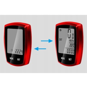 Vitezometru Digital, wireless, waterproof, pentru bicicleta cu roti intre 14 - 29 inch, model AVX-WT-YS-589 - Img 5